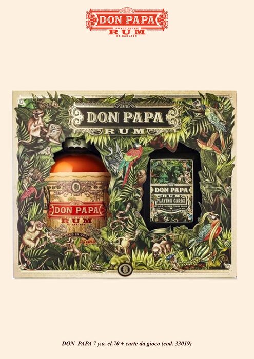 DON PAPA 7 anni + CARTE DA GIOCO - gift box