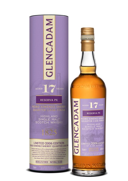 GLENCADAM-17 anni PEDRO XIMÉNEZ SHERRY QUARTER CASK FINISH -c. a.